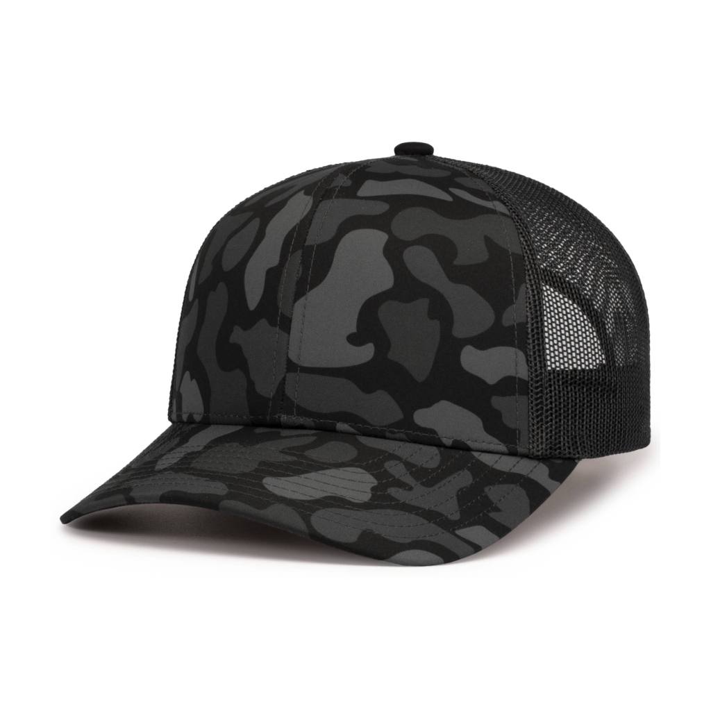 DUCK CAMO TRUCKER SNAPBACK CAP