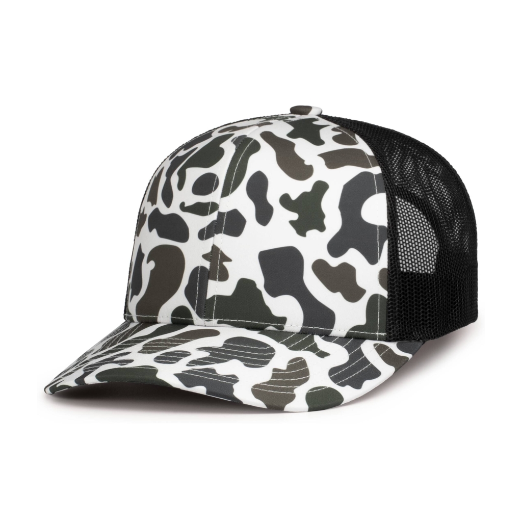 DUCK CAMO TRUCKER SNAPBACK CAP