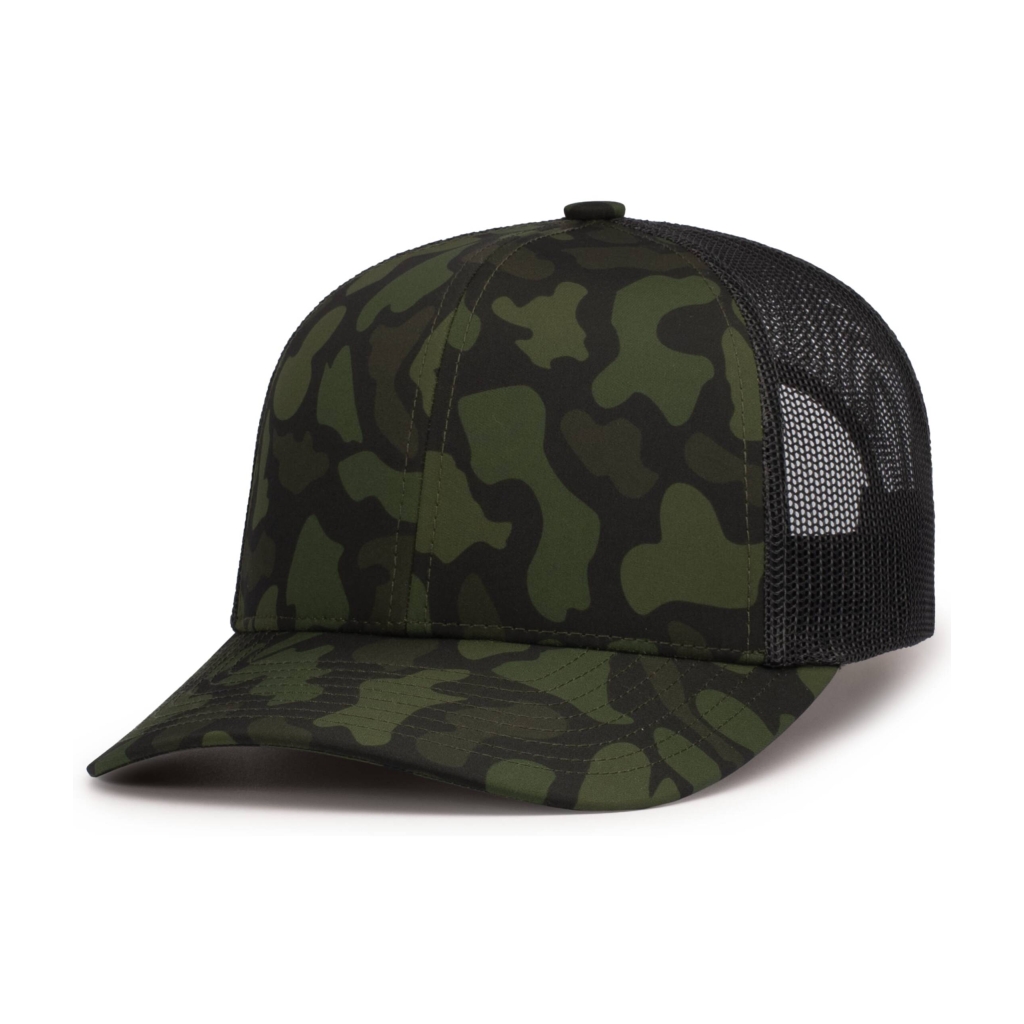 DUCK CAMO TRUCKER SNAPBACK CAP