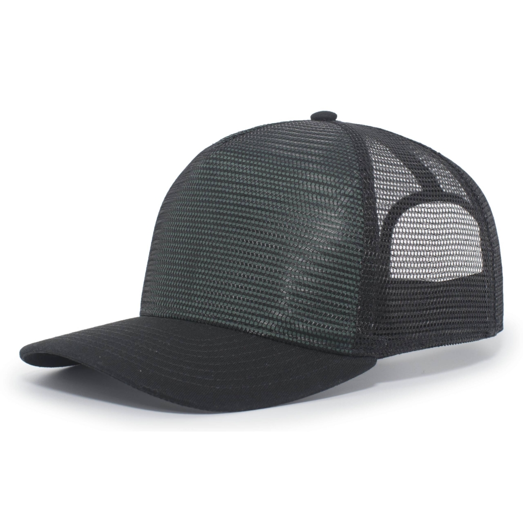 5-Panel Mesh Overlay Trucker Snapback