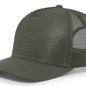 5-Panel Mesh Overlay Trucker Snapback - Image 4