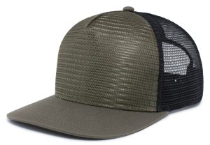 5-Panel Mesh Overlay Trucker Snapback