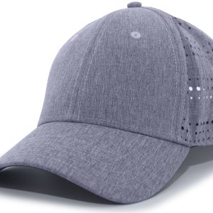 Perforated Hook-And-Loop Adjustable Cap