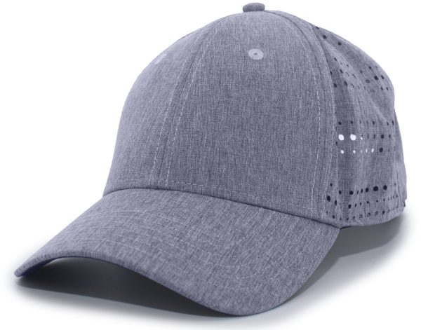 Perforated Hook-And-Loop Adjustable Cap