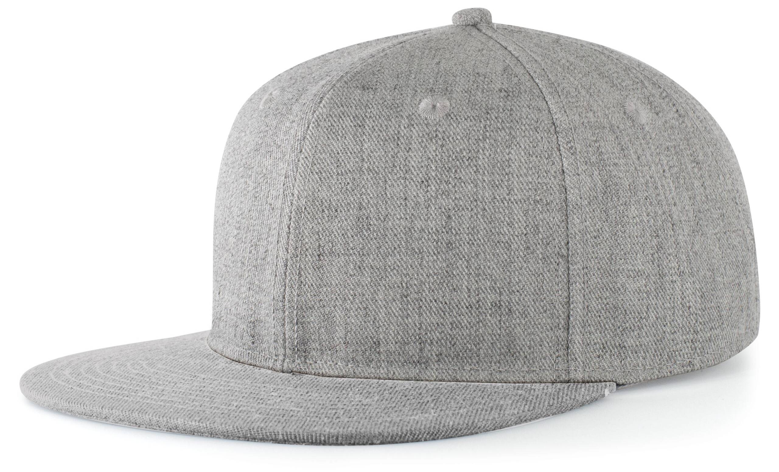 Wool Blend Heather Snapback Cap - Image 3