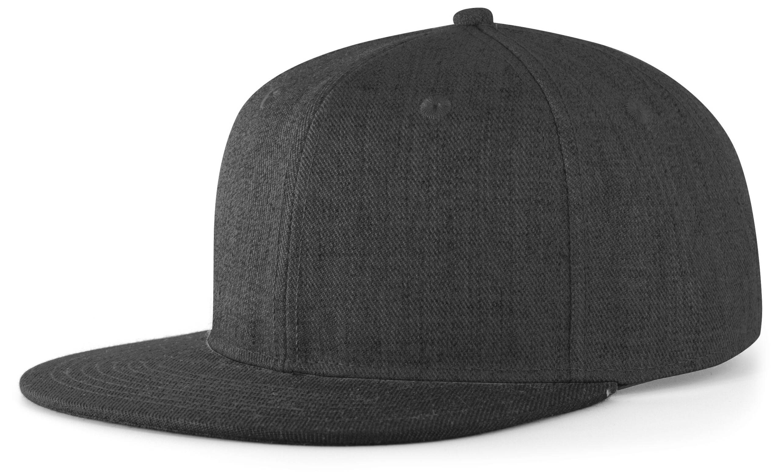 Wool Blend Heather Snapback Cap - Image 2