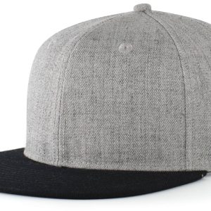 Wool Blend Heather Snapback Cap