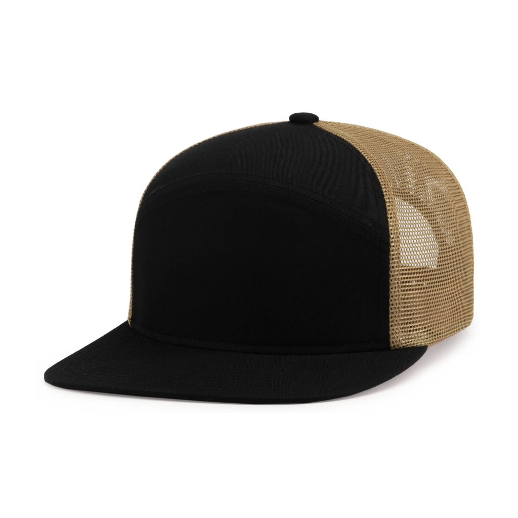 6-Panel Arch Trucker Snapback Cap