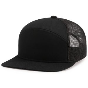 6-Panel Arch Trucker Snapback Cap - Image 4
