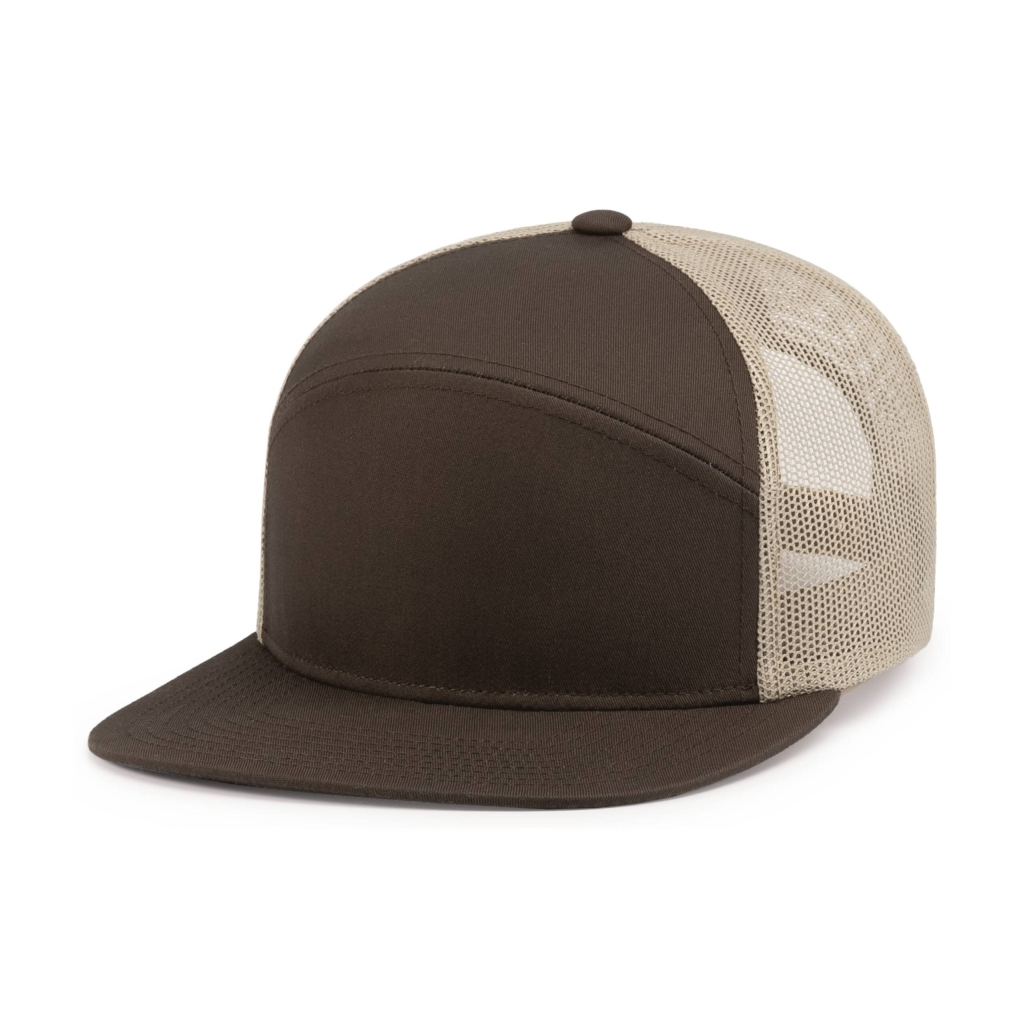 6-Panel Arch Trucker Snapback Cap