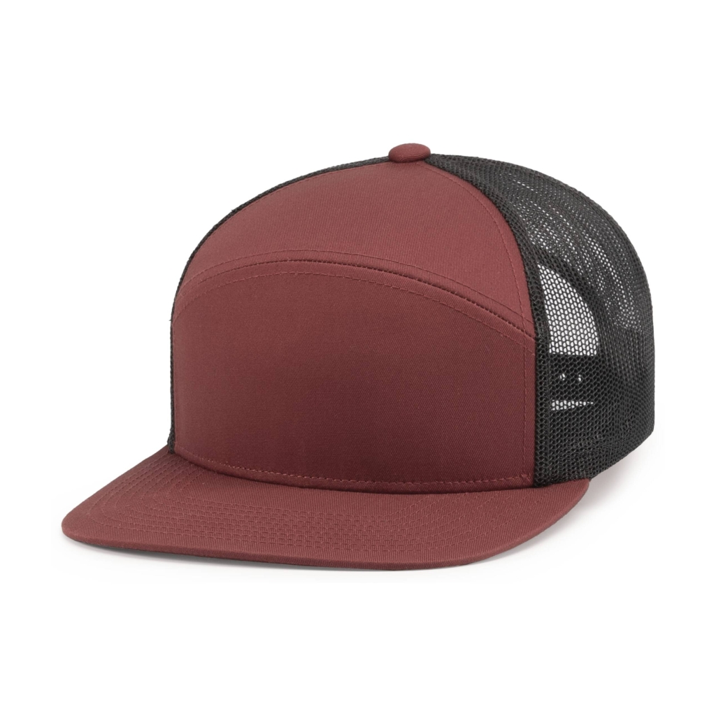 6-Panel Arch Trucker Snapback Cap