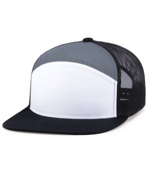 6-Panel Arch Trucker Snapback Cap
