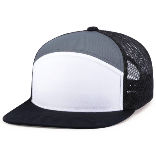6-Panel Arch Trucker Snapback Cap