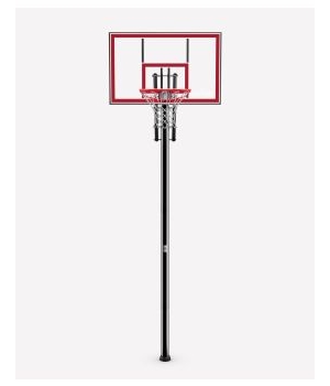 Shatter-⁠proof Polycarbonate Pro Glide® In-⁠Ground Basketball Hoop