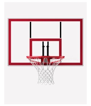 Shatter-⁠Proof Polycarbonate Backboard & Rim Combo