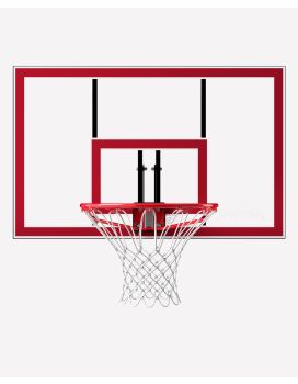 Shatter-⁠Proof Polycarbonate Backboard & Rim Combo - Image 1