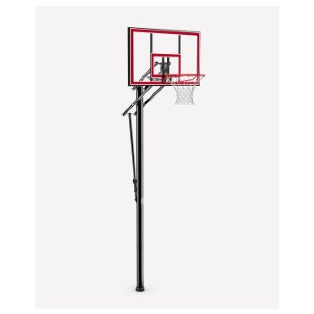 Shatter-proof Polycarbonate Pro Glide® In-Ground Basketball Hoop