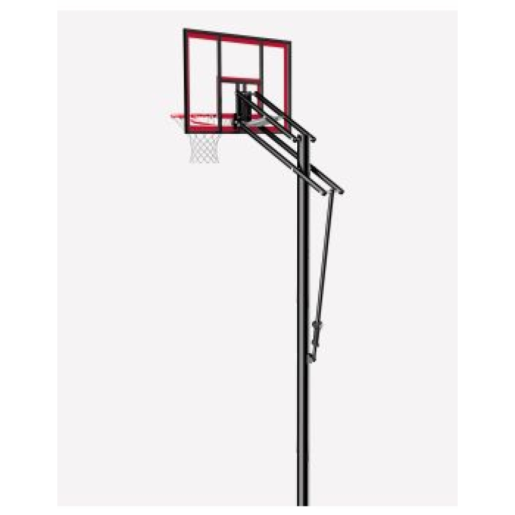 Shatter-proof Polycarbonate Pro Glide® In-Ground Basketball Hoop