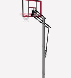 Shatter-⁠proof Polycarbonate Pro Glide® In-⁠Ground Basketball Hoop - Image 4