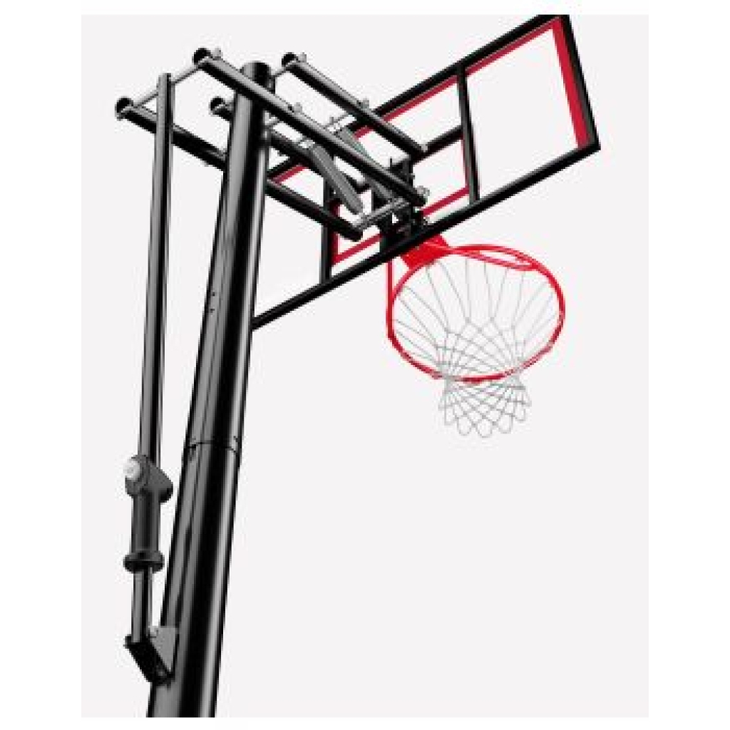 Shatter-proof Polycarbonate Pro Glide® In-Ground Basketball Hoop