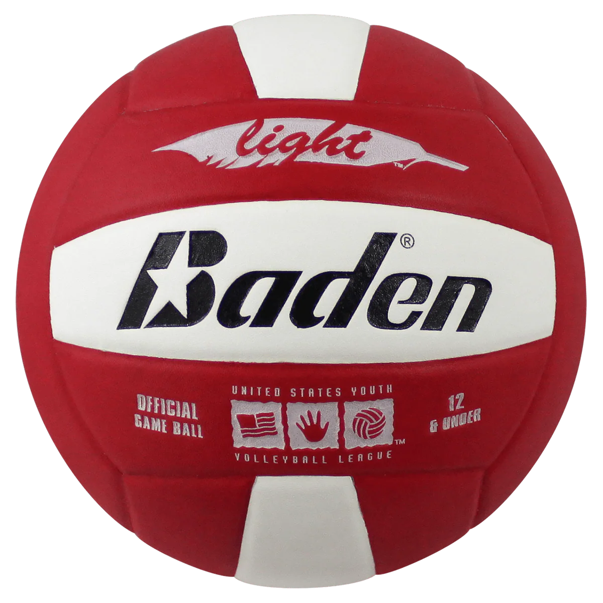 LightMicrofiberVolleyball_RedWhite