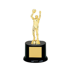 Black Acrylic Basketball All Star Trophy