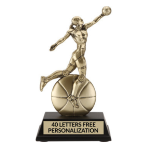Cyborg Basketball Resin Trophy - Female