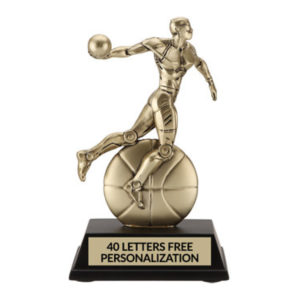 Cyborg Basketball Resin Trophy - Male