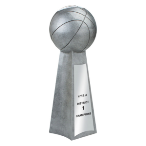 Resin Championship Basketball Trophy