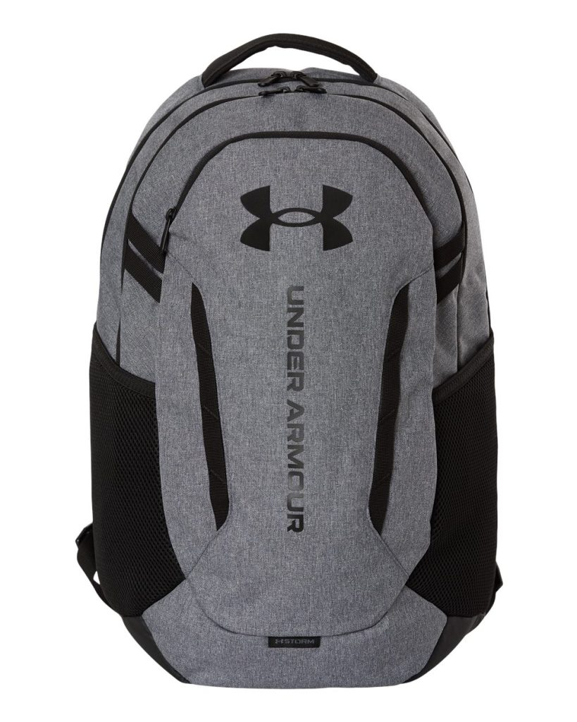Under Armour Hustle Backpack 6.0 - Castlerock Heather/Black