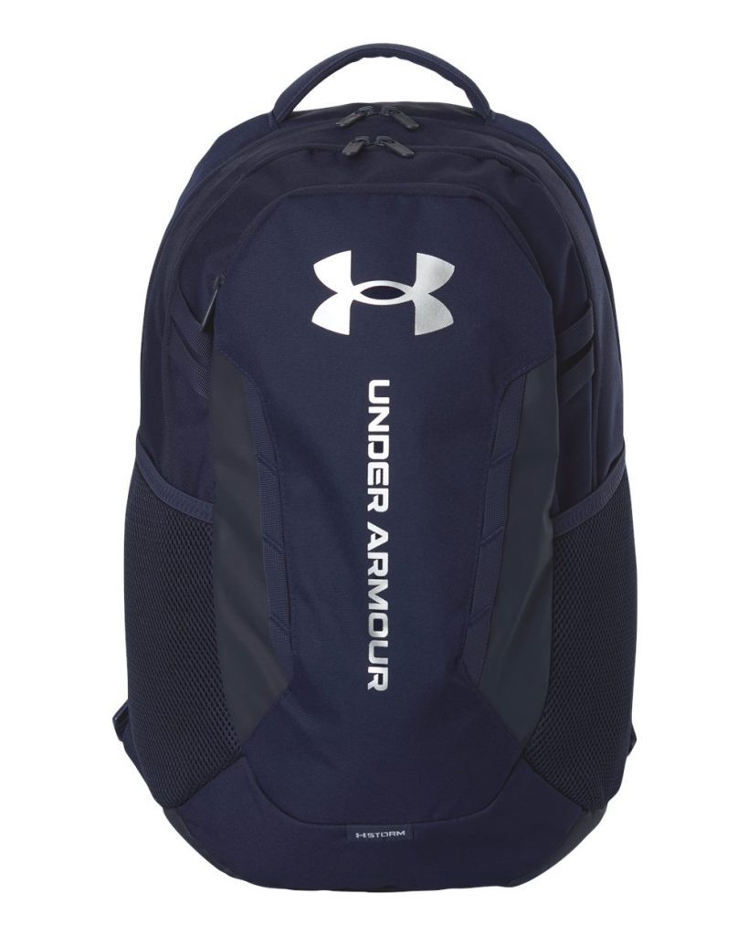 Under Armour Hustle Backpack 6.0 - Midnight Navy/Metallic Silver