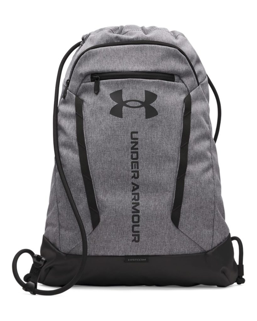Under Armour Hustle Sackpack - Castlerock/Black/Black