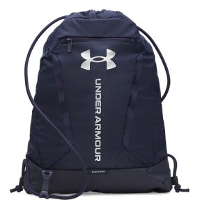 Under Armour Hustle Sackpack - Midnight Navy/Midnight Navy/Metallic Silver