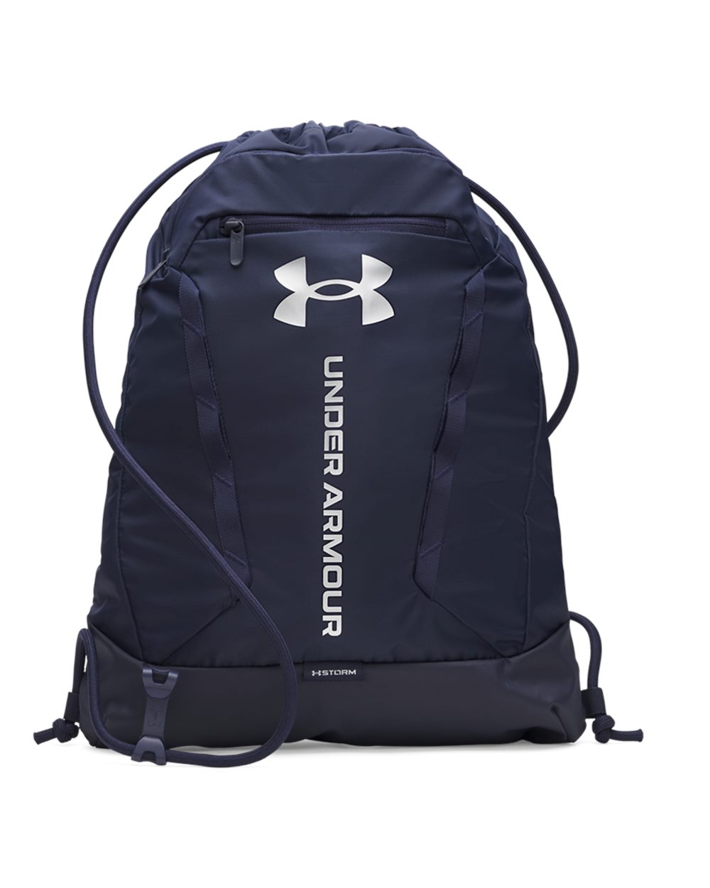 Under Armour Hustle Sackpack - Midnight Navy/Midnight Navy/Metallic Silver