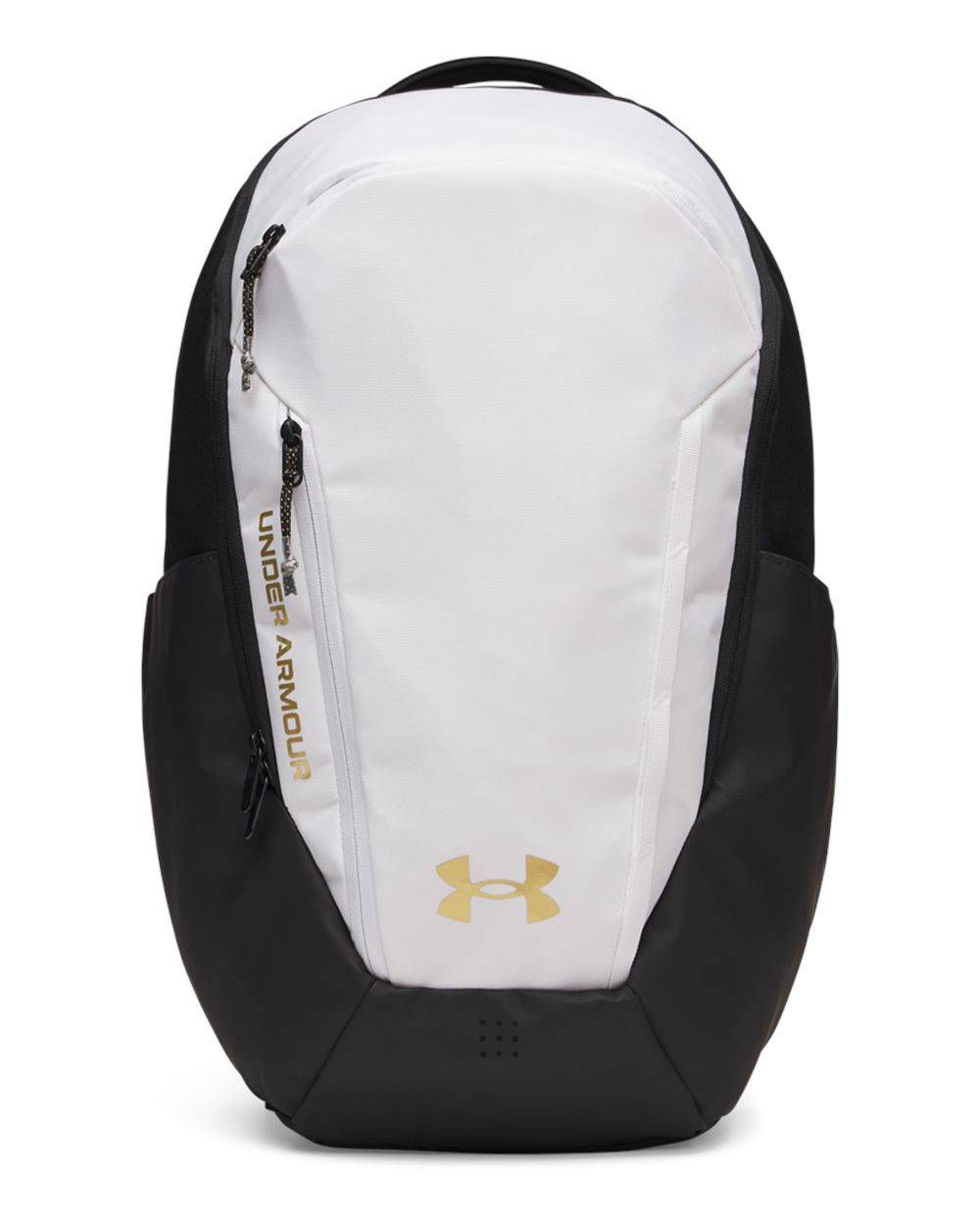 Under Armour 32L No Weigh Team Backpack - White/Black/Metallic Gold