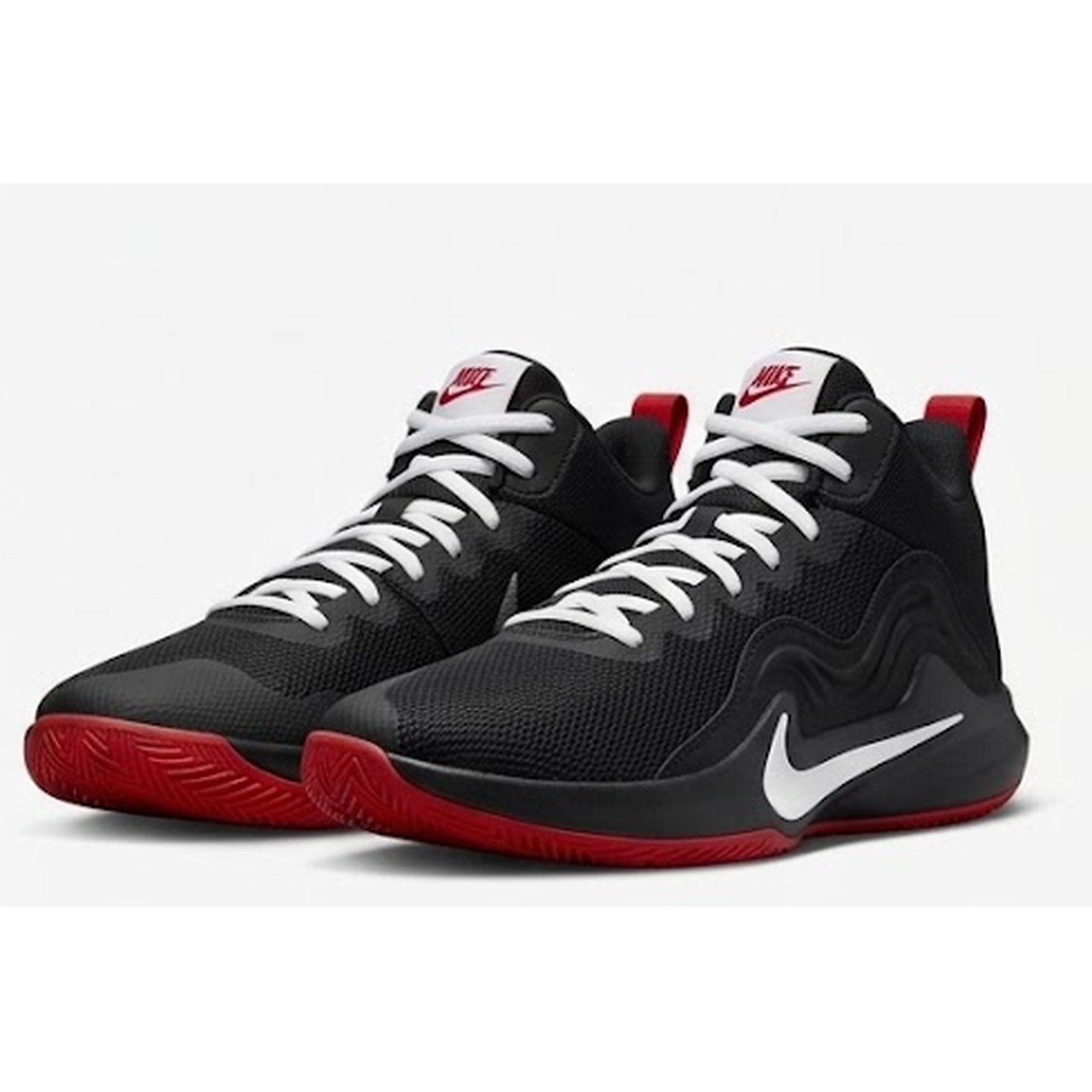 Nike Precision 8 Mid 'Black Red' - Image 2