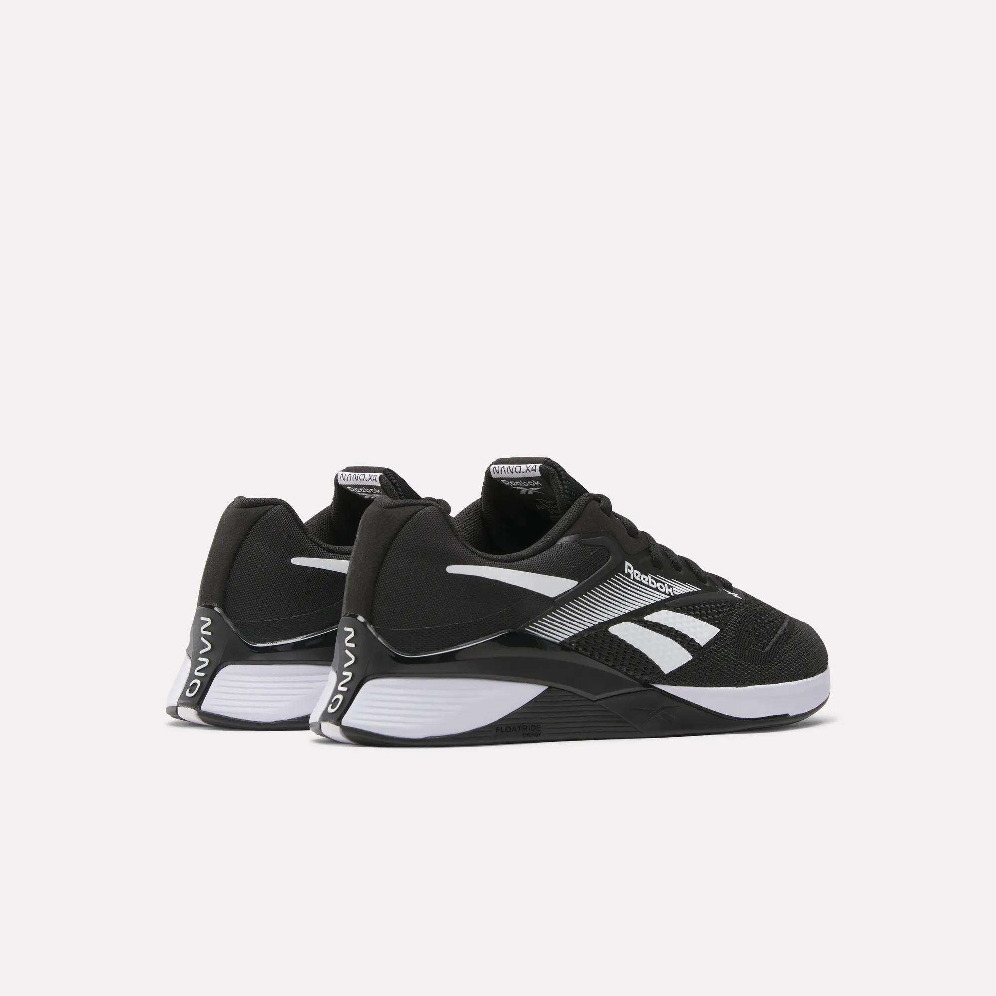 Reebok Nano X4 Training Shoe — Black / White — Men’s 9 - Image 3