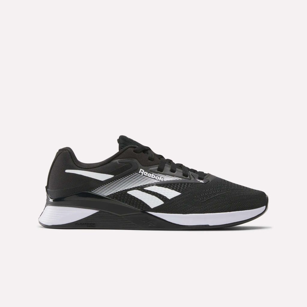 Reebok Nano X4 Training Shoe — Black / White — Men’s 9