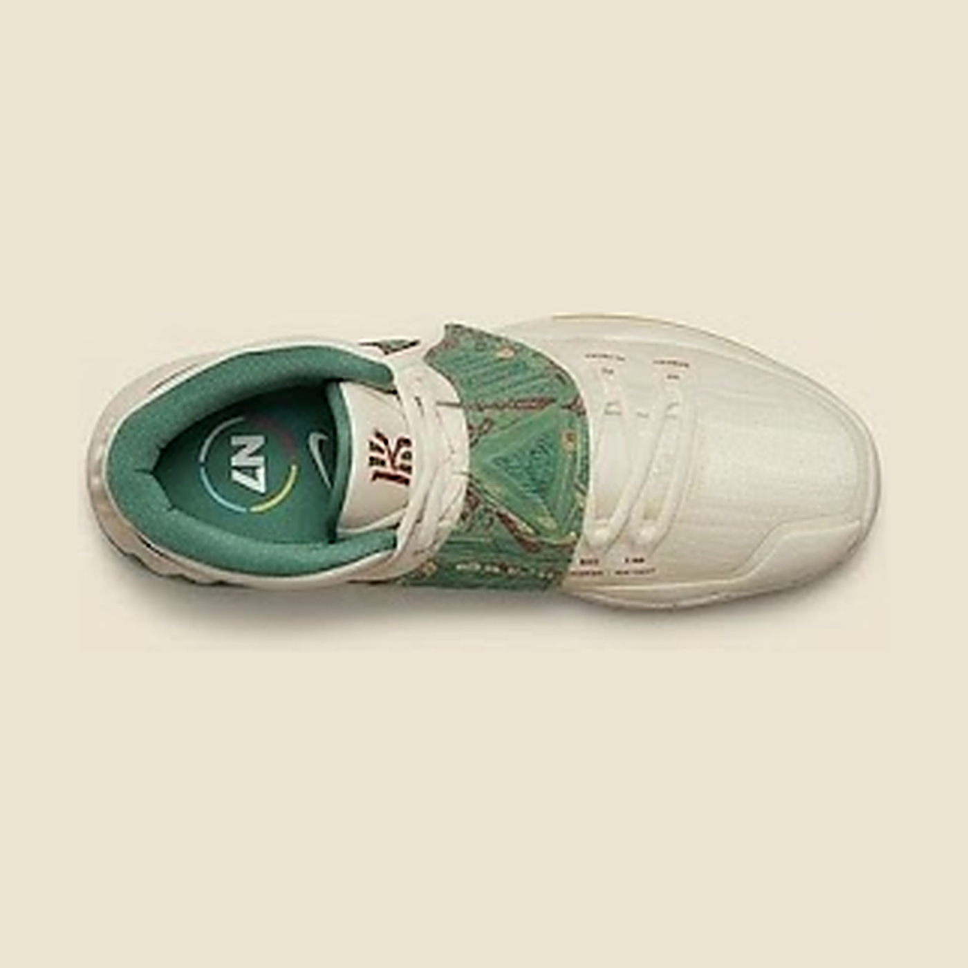 Nike Kyrie 6 N7 Sail Green - Image 3