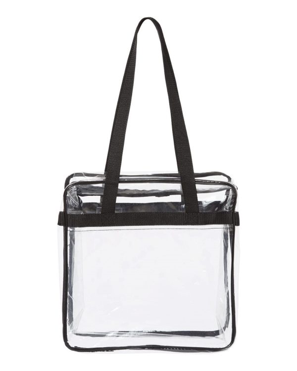 Paschal Panthers Clear Zip Tote - stadium compliant clear bag