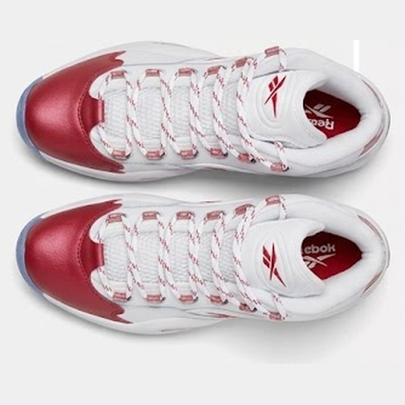Reebok Question Mid White/Red - Image 3