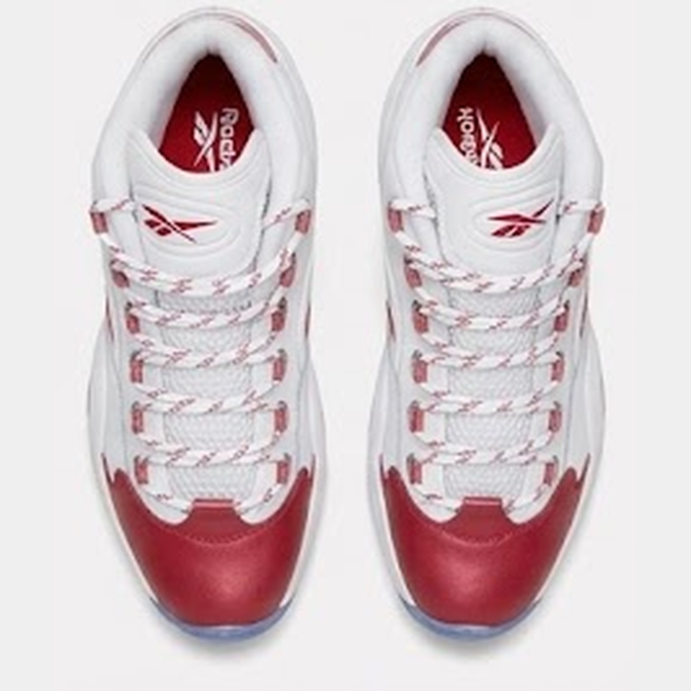 Reebok Question Mid White/Red - Image 4