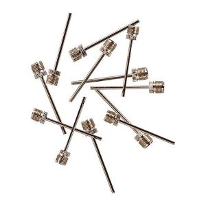 Inflating needles, extra-long nickel plated, dozen pack