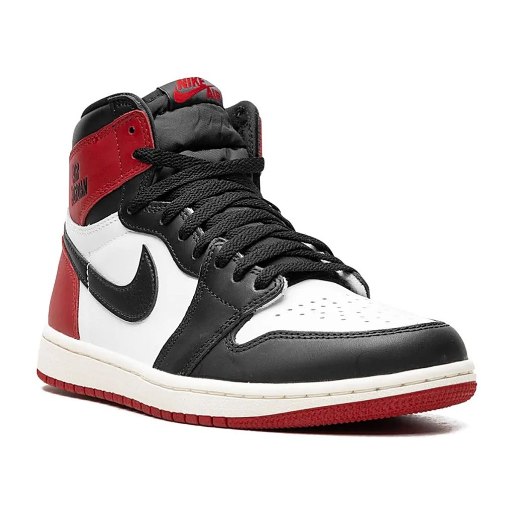 Air Jordan 1 High OG Black Toe Reimagined DZ5485-106 three-quarter view