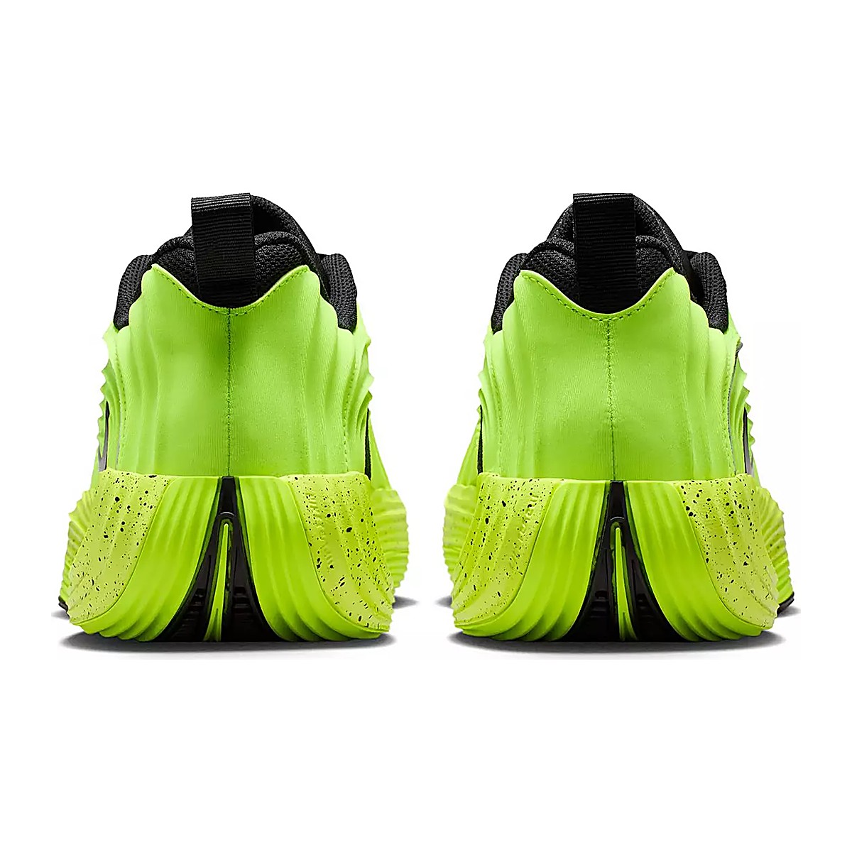 Nike Giannis Immortality 5 Barely Volt Black IM5130-700 heel pair