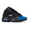 Reebok Question Mid Black/Blue lateral profile
