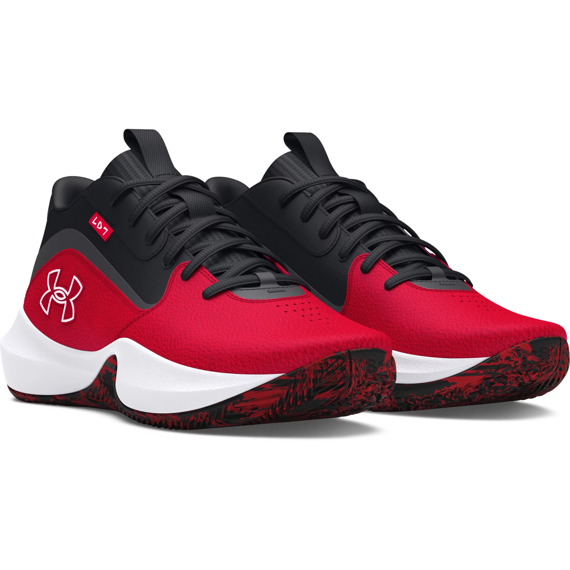 Under Armour Lockdown 7 Red/Black 3028512-600 - Image 3