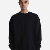 Grey Bunker Max Heavy Crewneck in Black, front