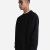 Grey Bunker Max Heavy Crewneck in Black, side