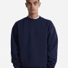 Grey Bunker Max Heavy Crewneck in Navy, front